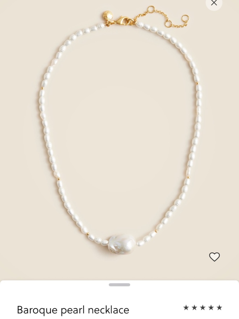 Pearl necklace